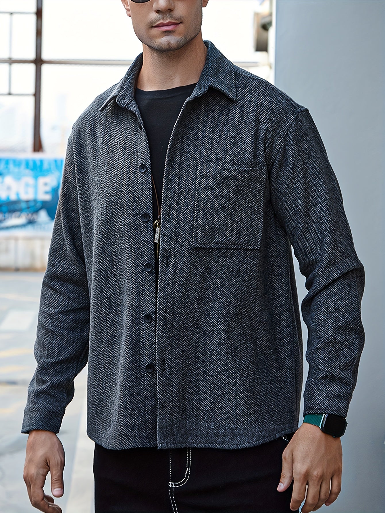 Flattering-Fit Plaid Shirt