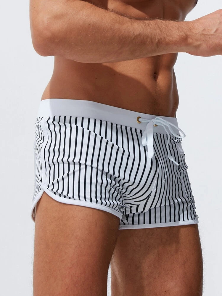 Secure-Pocket Swim Trunks