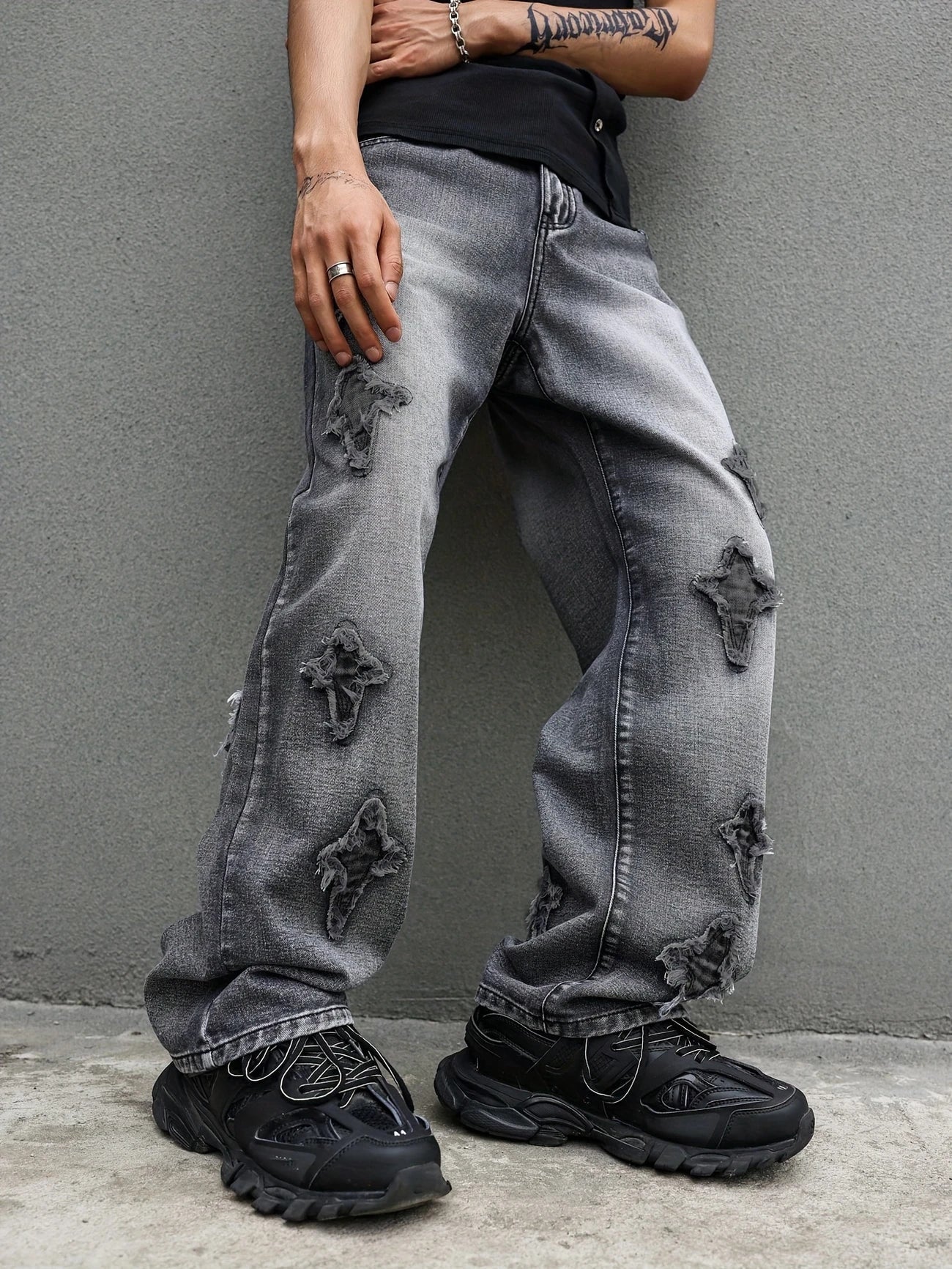 Comfort-Fit Star Jeans