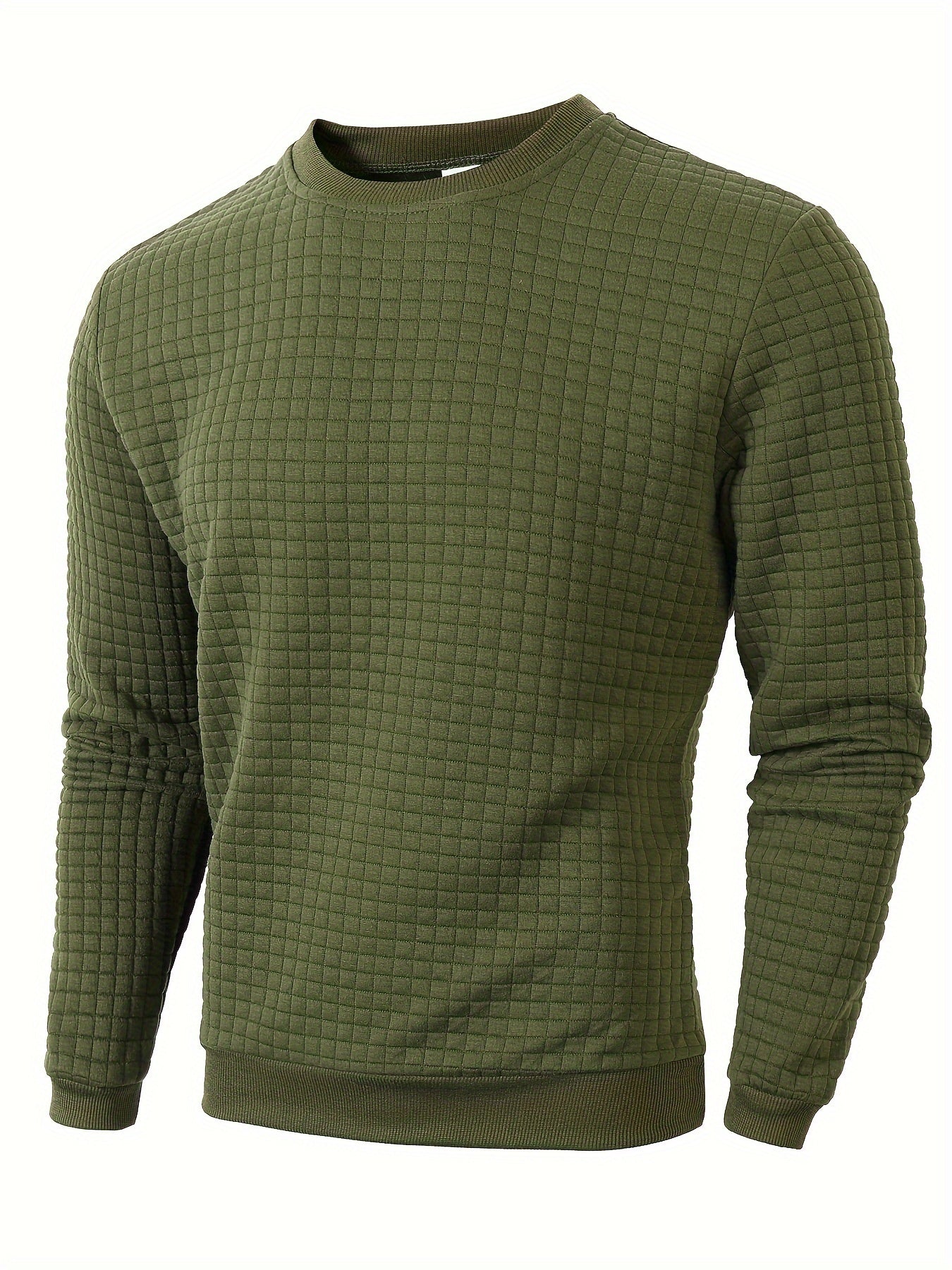 Plaid Comfort-Fit Sweater