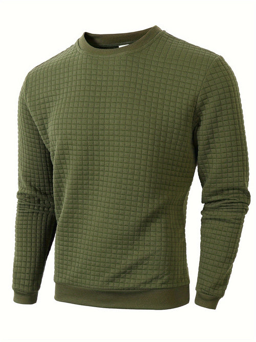 Plaid Comfort-Fit Sweater