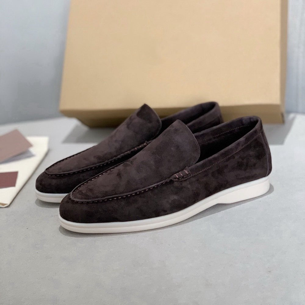Elegant Suede Slip-On Shoes