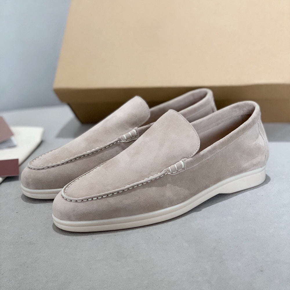 Elegant Suede Slip-On Shoes