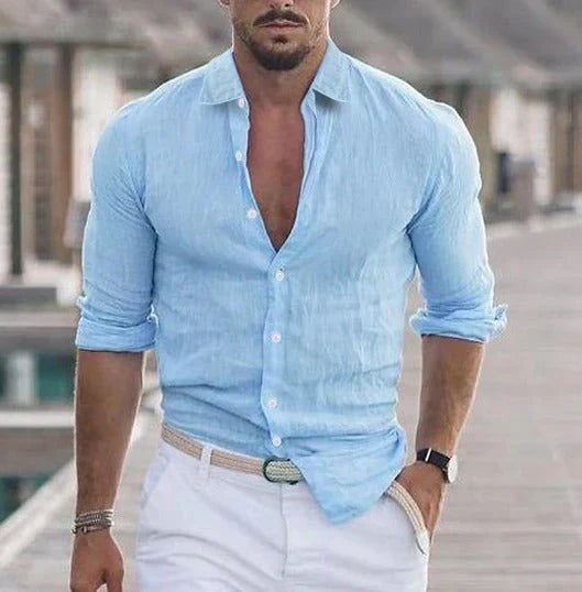 Cooling Summer Linen Shirt