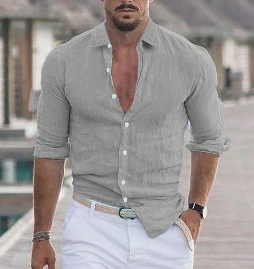 Cooling Summer Linen Shirt