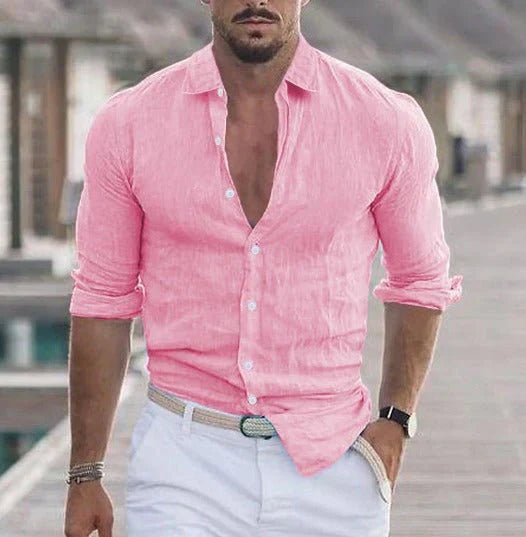 Cooling Summer Linen Shirt