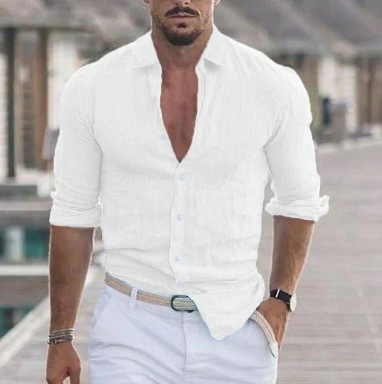 Cooling Summer Linen Shirt