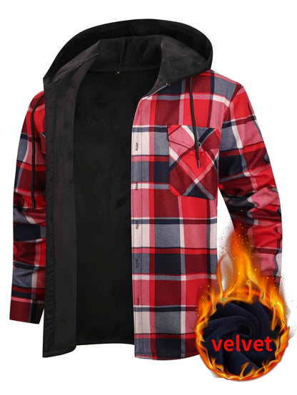 Cozy Plaid Hoodie