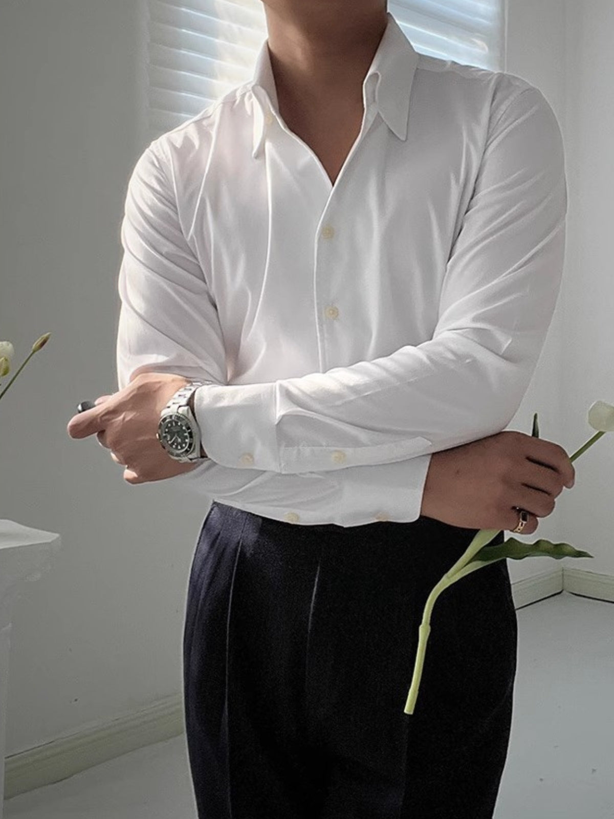 Stay Cool: Bamboo V-Neck Shirt