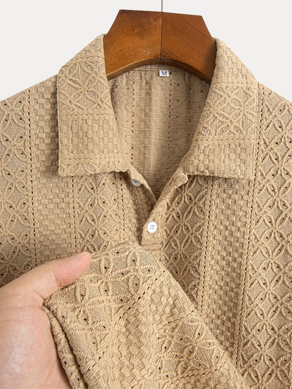 Flattering Lace Knit Shirt