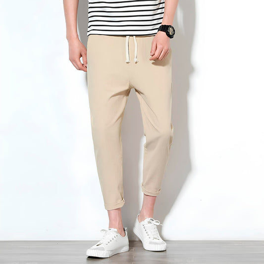 Men's Elastic-Waist Pants