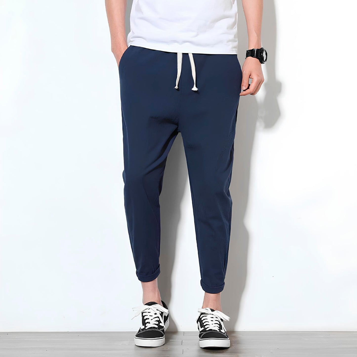 Men's Elastic-Waist Pants