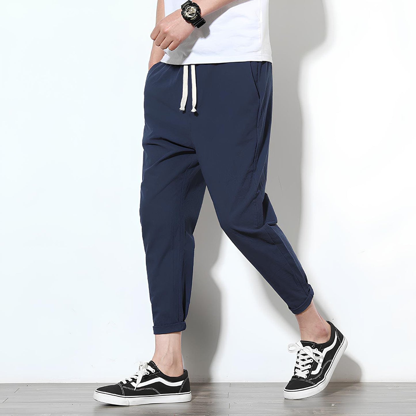 Men's Elastic-Waist Pants