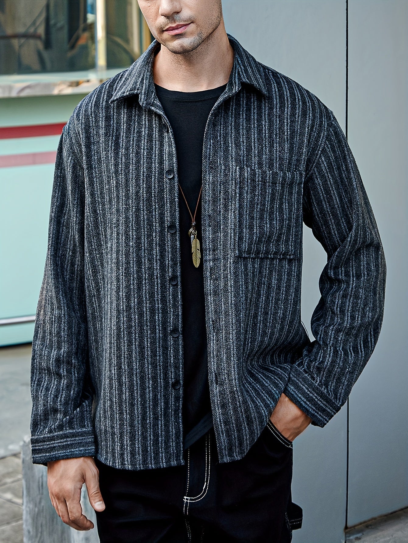 Flattering-Fit Plaid Shirt