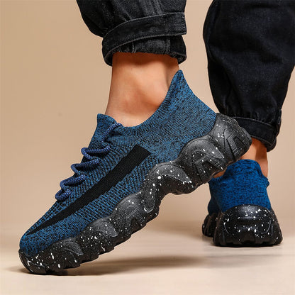 Lace-Knit Comfort Sneakers