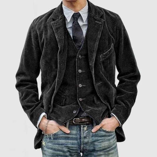 Vintage Velvet Jacket-Vest Set
