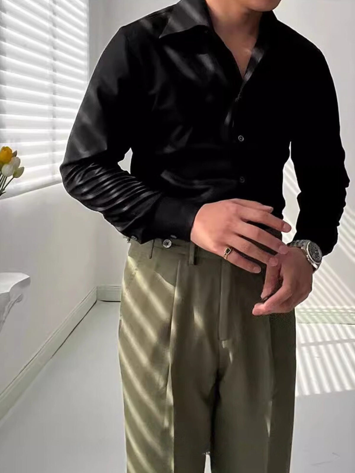 Stay Cool: Bamboo V-Neck Shirt