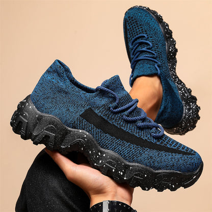 Lace-Knit Comfort Sneakers