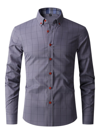 Men's Easy-Care Plaid Shirt