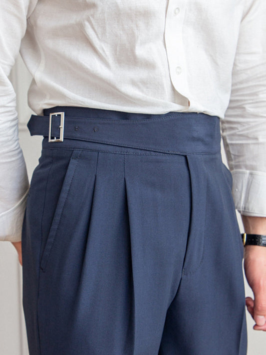 Italian Elegance Slim Trousers