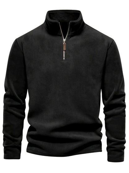 Cozy-Fleece Knit Sweater