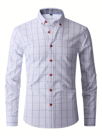 Men's Easy-Care Plaid Shirt