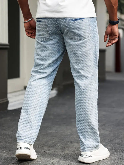 Relaxed Embroidered Jeans
