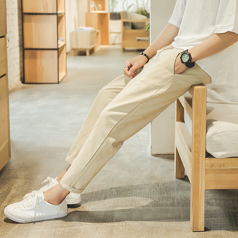 Men's Elastic-Waist Pants