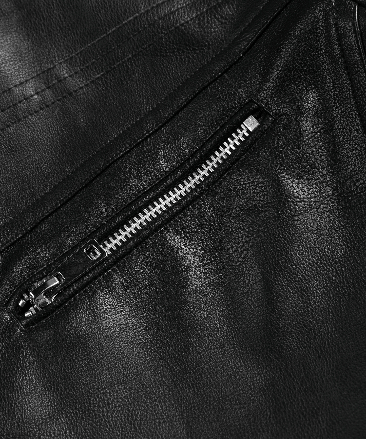 Insulated Faux-Leather Coat