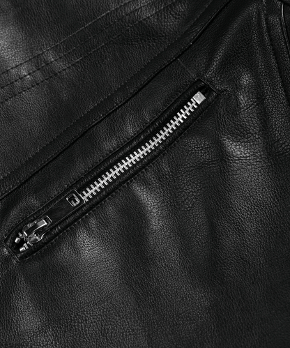 Insulated Faux-Leather Coat