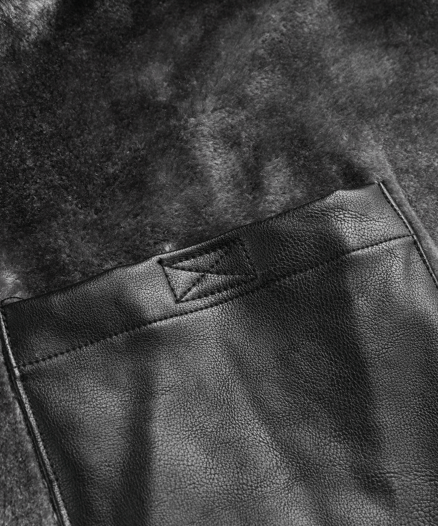 Insulated Faux-Leather Coat