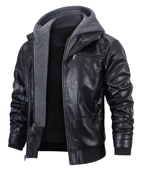 Convertible Leather Jacket