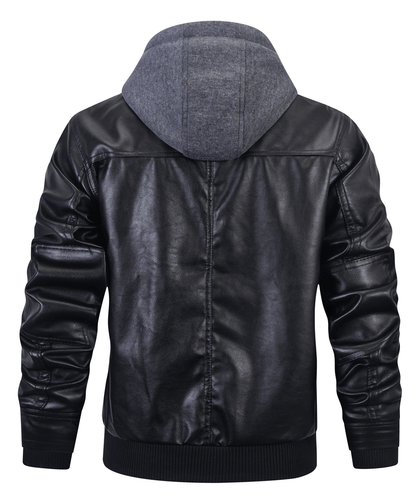 Convertible Leather Jacket