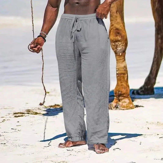 Cool Breeze Linen Beach Pants