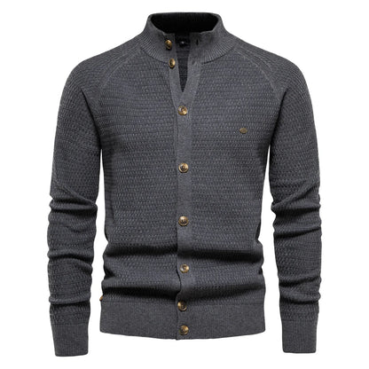 Slim-Fit Cotton Cardigan