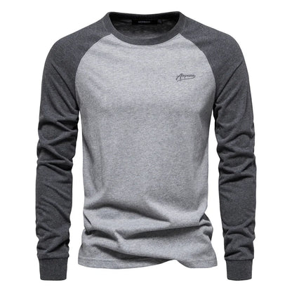 Breathable Raglan Long-Sleeve Shirt