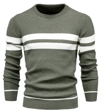 Herringbone Slim-Fit Sweater