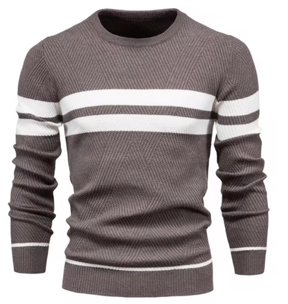 Herringbone Slim-Fit Sweater