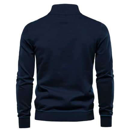 Soft-Touch Half-Zip Sweater