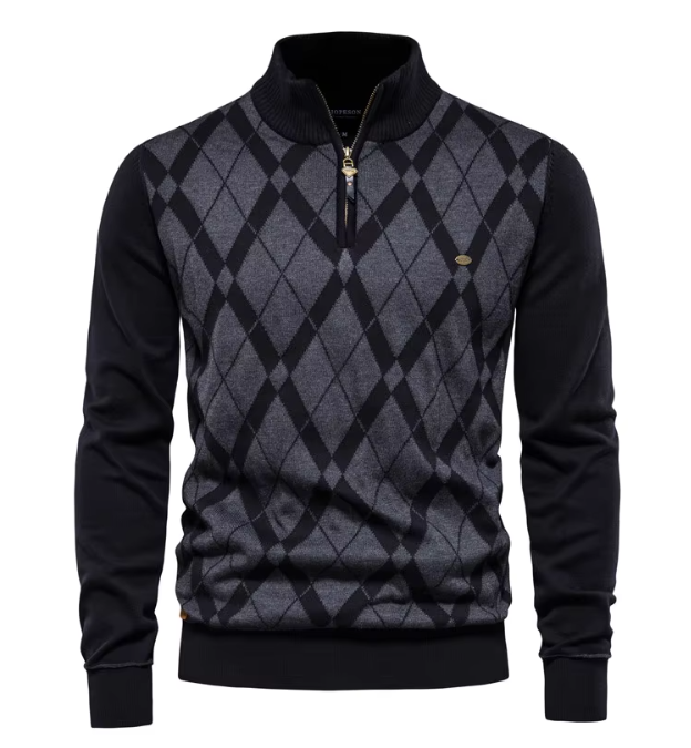 Soft-Touch Half-Zip Sweater