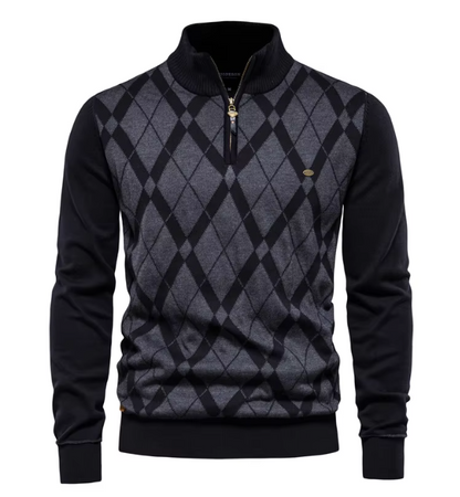 Soft-Touch Half-Zip Sweater