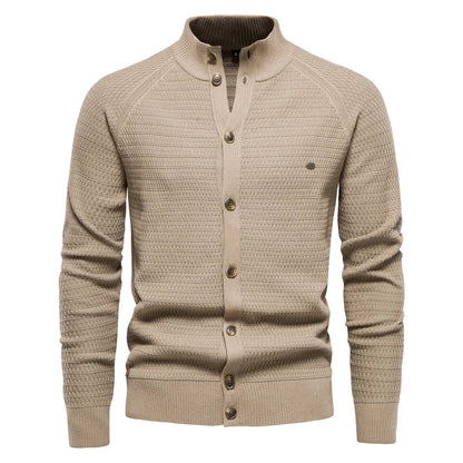 Slim-Fit Cotton Cardigan