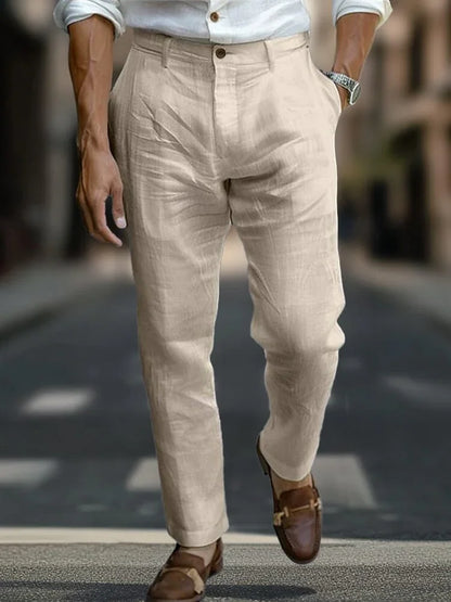 Stay Cool, Look Sharp Linen Trousers