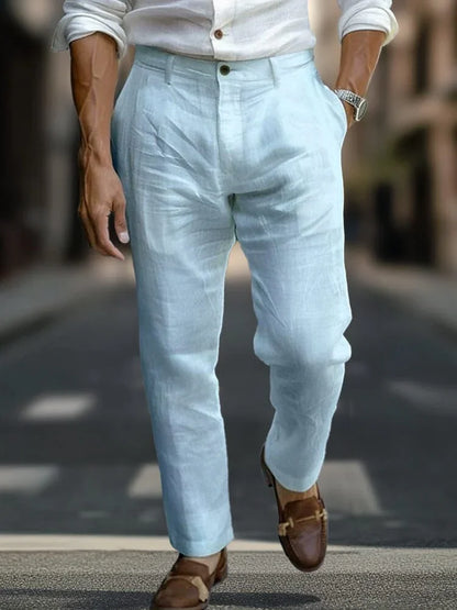 Stay Cool, Look Sharp Linen Trousers