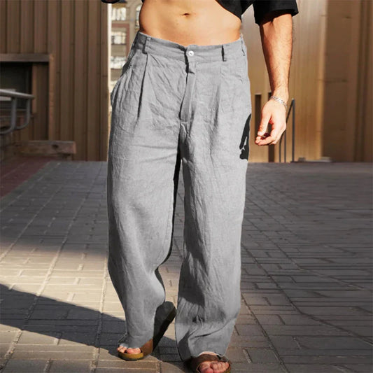 Effortless Linen Trousers for Summer Flow