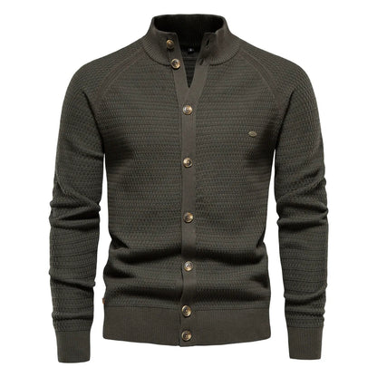 Slim-Fit Cotton Cardigan
