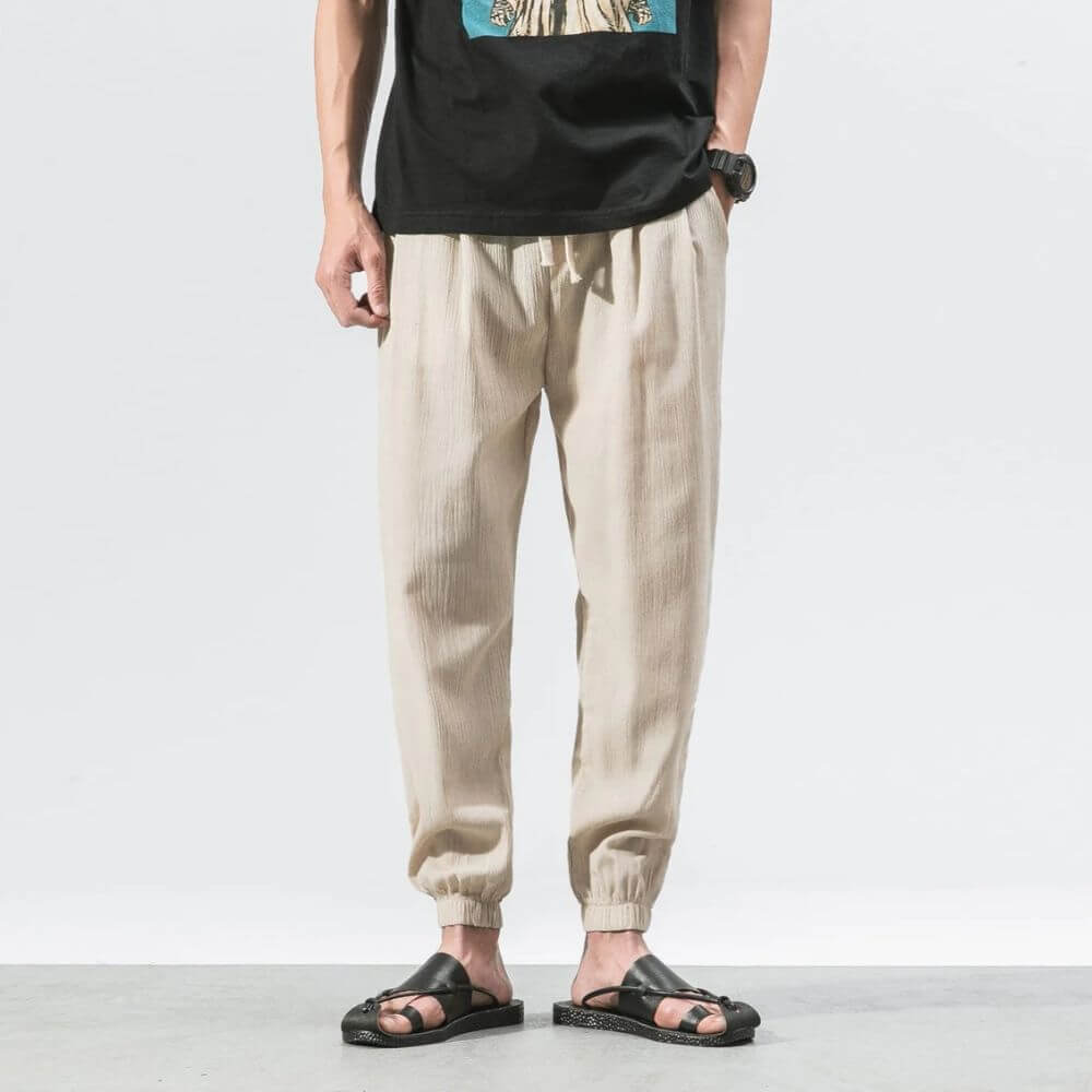 Cooling Elastic-Waist Pants