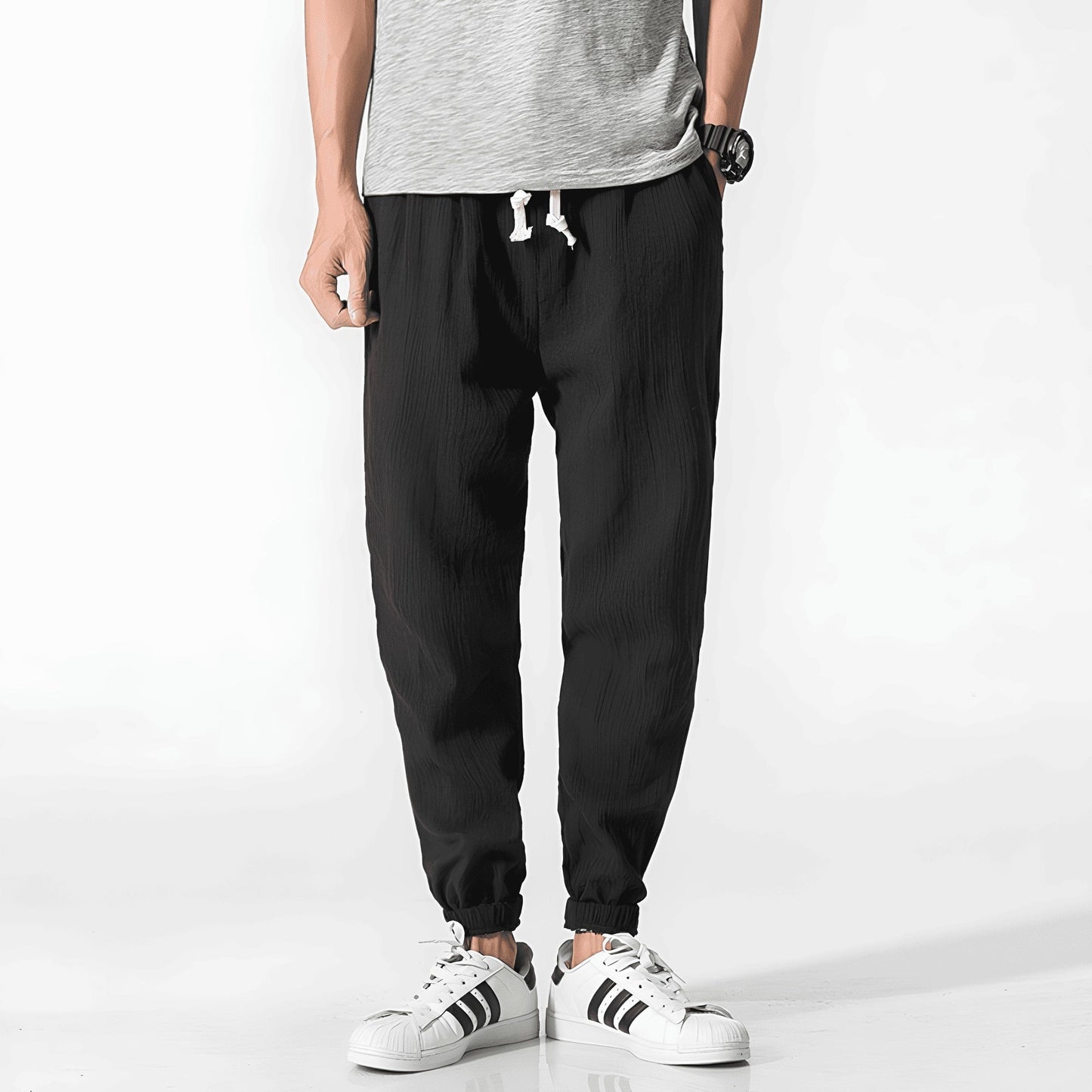 Cooling Elastic-Waist Pants