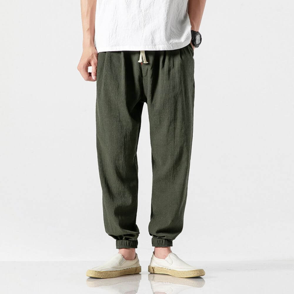 Cooling Elastic-Waist Pants