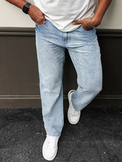 Relaxed Embroidered Jeans